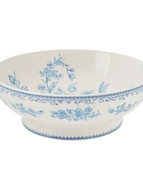 The Pioneer Woman Blue and White Floral Agatha 11-inch Serving Bowl